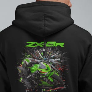 Kawasaki Zx6r Hoodie - Etsy