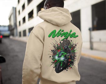 Ninja ZX-6R Hoodie, 636 Supersport Screamer Inline-four Biker