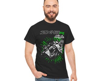 Ninja ZX-6R T Shirt Supersport 636 Screamer Motorcycle Tee Racing