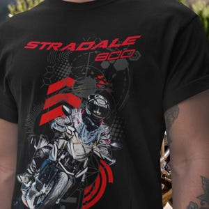 MV Agusta Stradale 800 T Shirt Exotic Supermoto Tourer Motorcycle Tee Rare Italian Triple Rider Graphic Top For MV Agusta Fans Gift