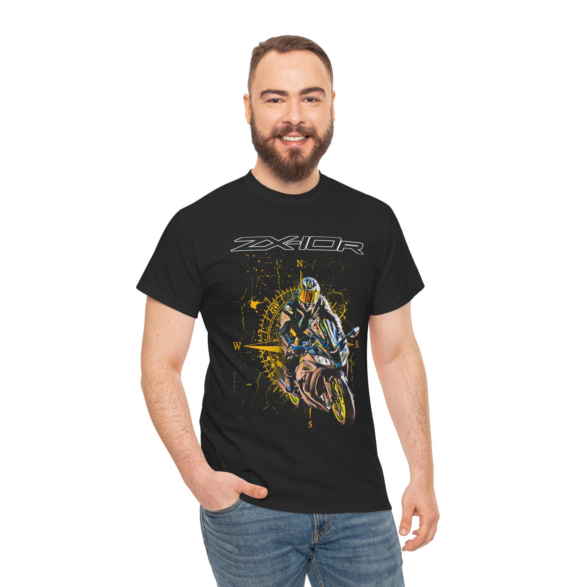 Tシャツ✖️6 Ninja ZX-10R Tシャツ 6度のスーパーバイクチャンピオン モーター