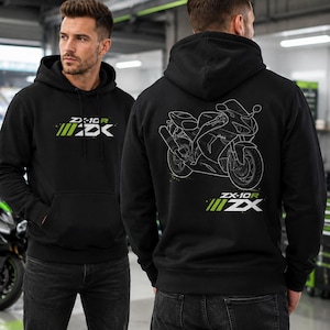 Kawasaki Zx 10 Hoodie - Etsy