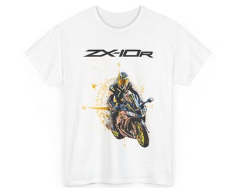 Ninja ZX-10R Tシャツ 6度のスーパーバイクチャンピオン モーター