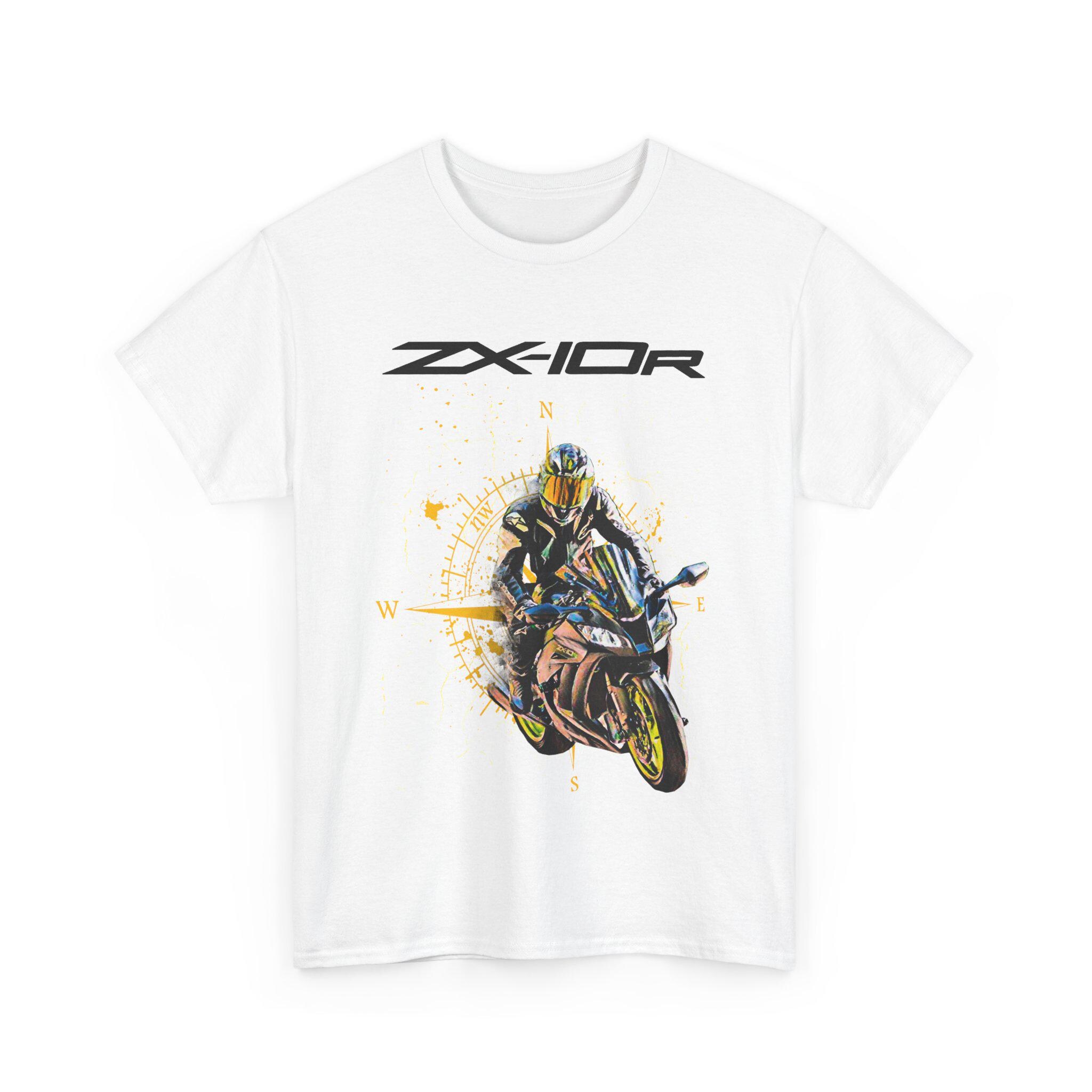 Ninja ZX-10R Tシャツ 6度のスーパーバイクチャンピオン モーター