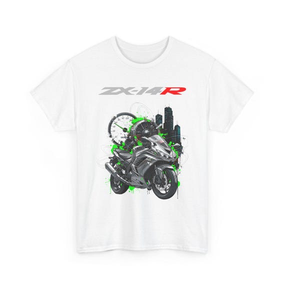 Ninja ZX-14R T Shirt the King of Speed Motorcycle Tee for Biker