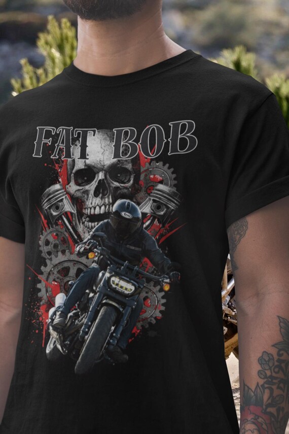 Power Cruiser T-shirt, Blacked Out Muscle V-twin Motorcycle Biker