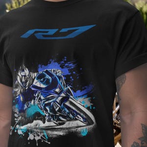 Yamaha R7 T Shirt R-Series Design Motorcycle Tee Pure Supersport Style Rider Graphic Top For Yamaha Fans Track Focused Gift Apparel
