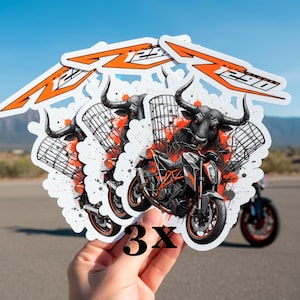 1290 Super Duke R-klistermärken, 3-pack, Hypernaked LC8 V-Twin motorcykelgåva