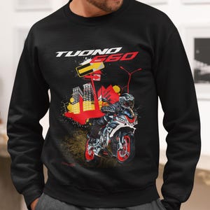 Aprilia Tuono 660 Sweatshirt The Perfect Biker Gift For Naked Bike Rider Fan Top Italian Style Motorcycle Apparel Moto Long Sleeve Hoodie