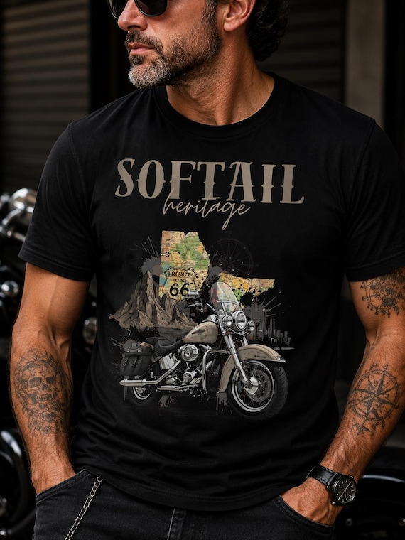 Heritage V-twin Cruiser T Shirt the Nostalgic Cruiser Motorcycle