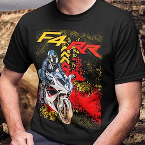 MV Agusta F4 RR T Shirt The Superbike Rider&#39;s Choice Motorcycle Tee For The Connoisseur Fan Top Corsa Corta Racing Gift
