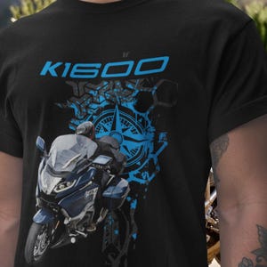 K 1600 T Shirt Luxury Tourer Motorcycle Tee Inline Six Engine Rider Graphic Top For  Fans GT GTL Bagger Gift