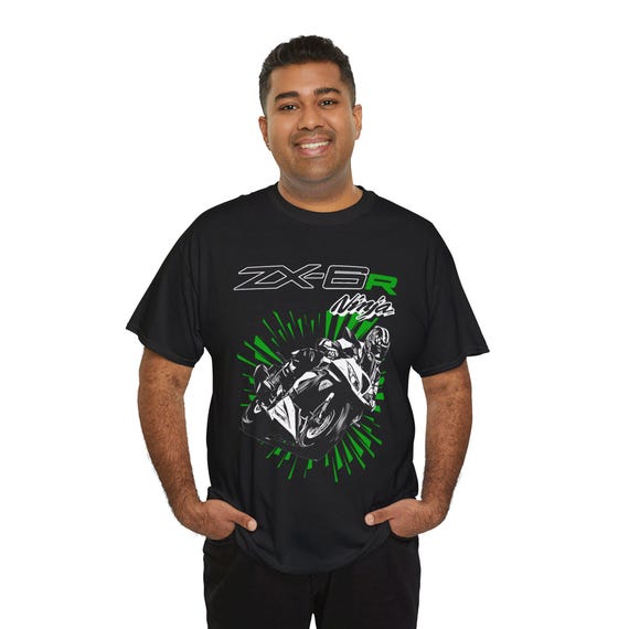 Ninja ZX-6R T Shirt Supersport 636 Screamer Motorcycle Tee Racing
