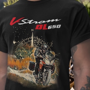 Suzuki V-Strom 650 T Shirt The Stromtrooper Legend Motorcycle Tee DL650 Rider Top For Suzuki Fans Wee-Strom Adventure Gift