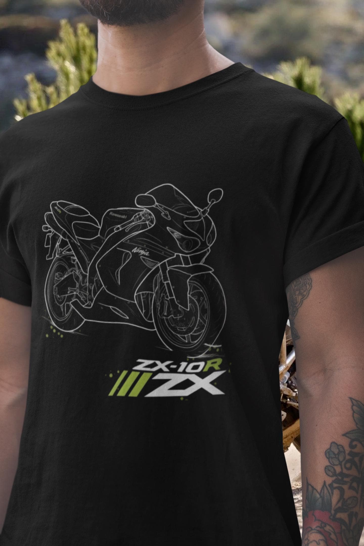 『TEN TEE GG BLACK L』 Amazon.com: ZX10R Ninja T-Shirt : Clothing, Shoes & Jewelry