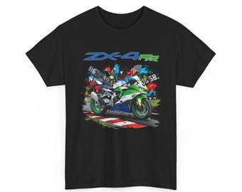 Ninja ZX4RR 40周年記念Tシャツ、ZXR750トリビュートTシャツ、レトロ