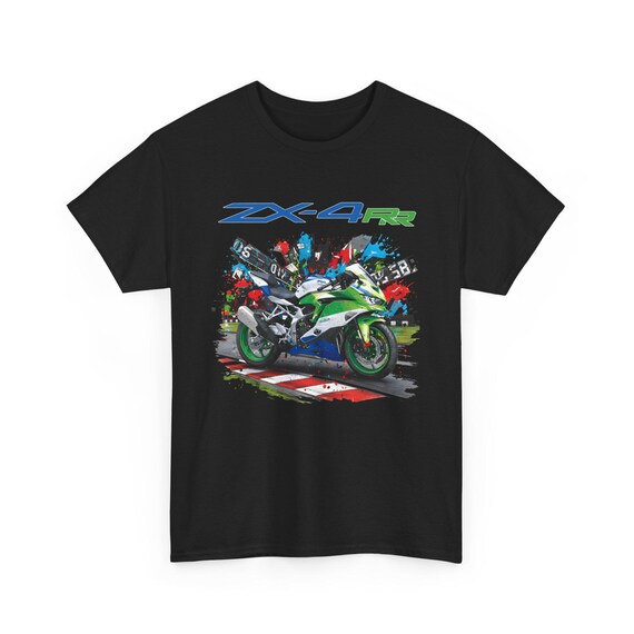 Ninja ZX4RR 40周年記念Tシャツ、ZXR750トリビュートTシャツ、レトロ