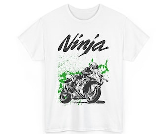 Ninja ZX T-shirt, Green Sportbike Inline-four Racing Biker Gift - Etsy