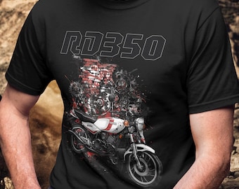 TS60 ヤマハ RZ350 YPVS T シャツ ゴロワーズ ブラック RD350 LC