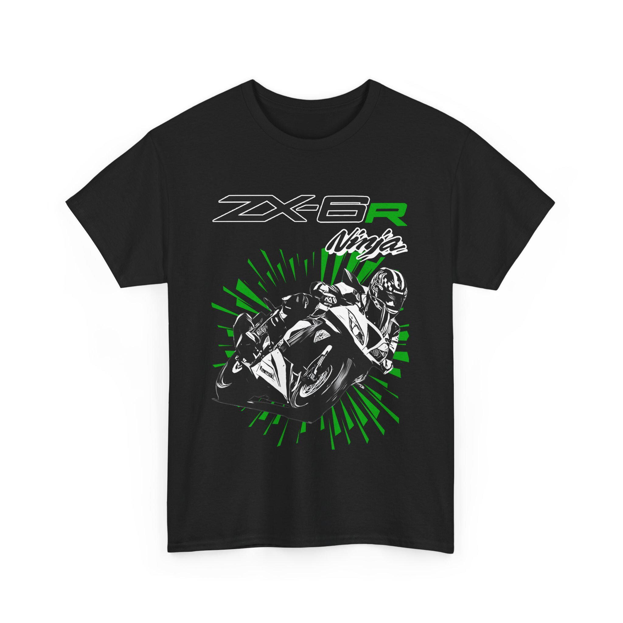 Ninja ZX-6R T Shirt Supersport 636 Screamer Motorcycle Tee Racing