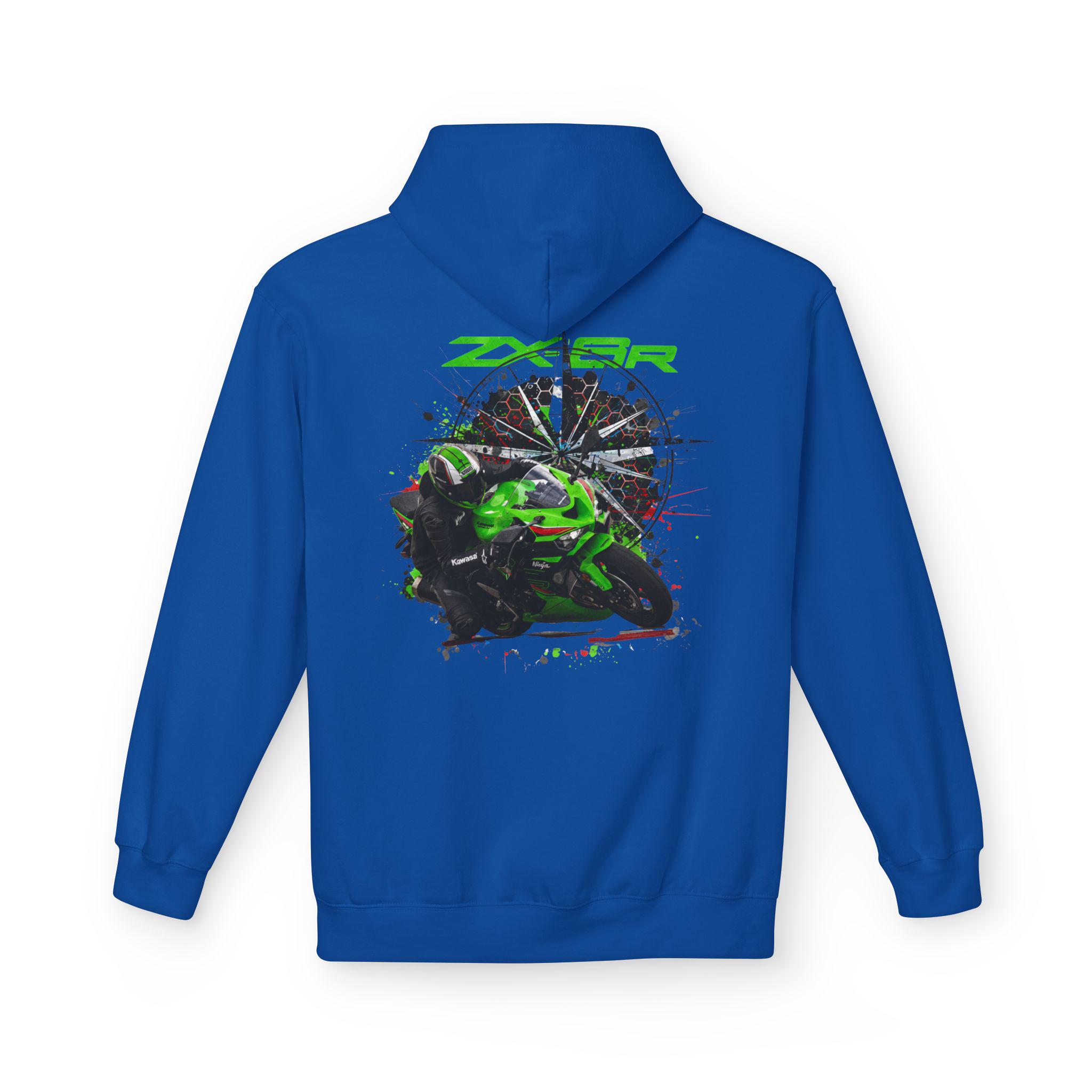 Ninja ZX6R Hoodie, 636 Biker Gift, Supersport Pullover, Ninja