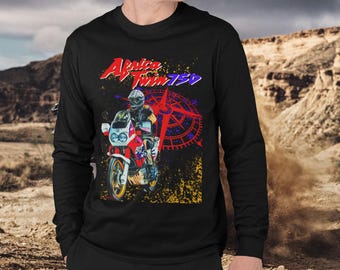 Africa Twin 750 Long Sleeve T Shirt XRV750 Dakar Legend Motorcycle