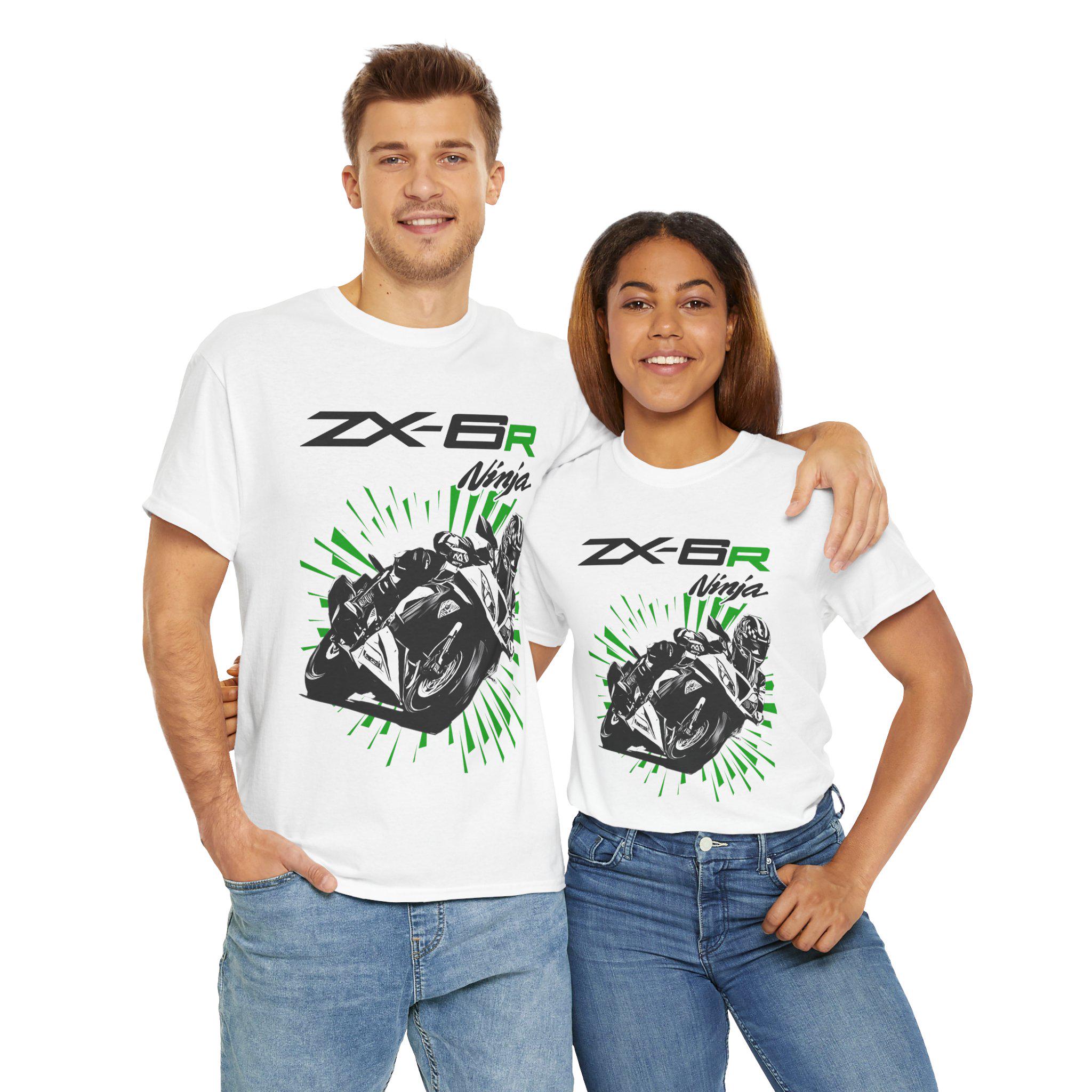 Ninja ZX-6R T Shirt Supersport 636 Screamer Motorcycle Tee Racing