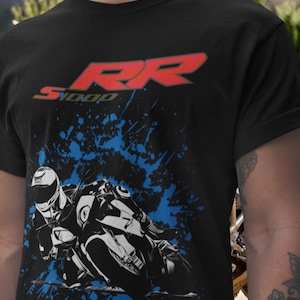 BMW S1000 RR Motorcycle T Shirt for Superbike Riders Racing Sportbike Gift Tee for BMW Fans and Track Day Enthusiasts