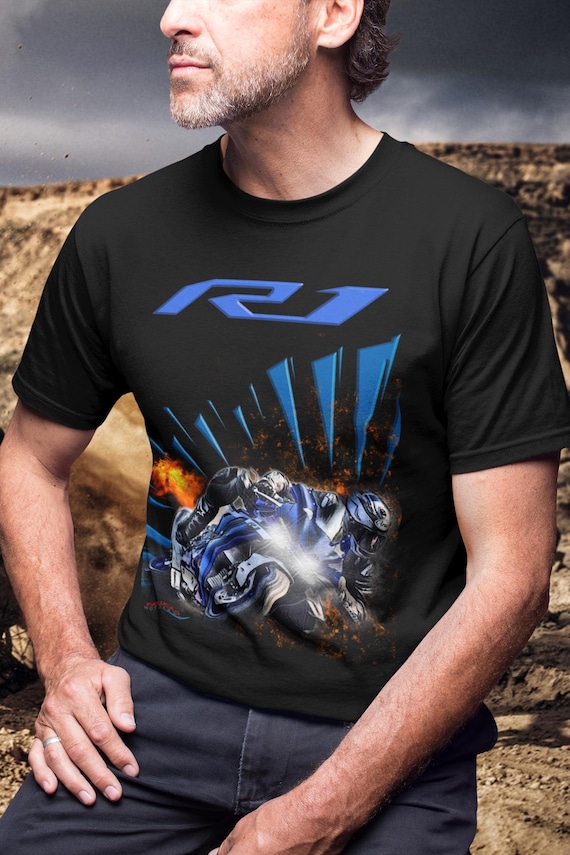 Yamaha R1 Tシャツ R1 T Shirt the Perfect Biker Gift for Superbike Rider Fan Top for