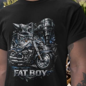 Harley Davidson Fatboy Shirt - Etsy