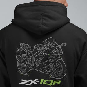 Kawasaki Zx 10 Hoodie - Etsy