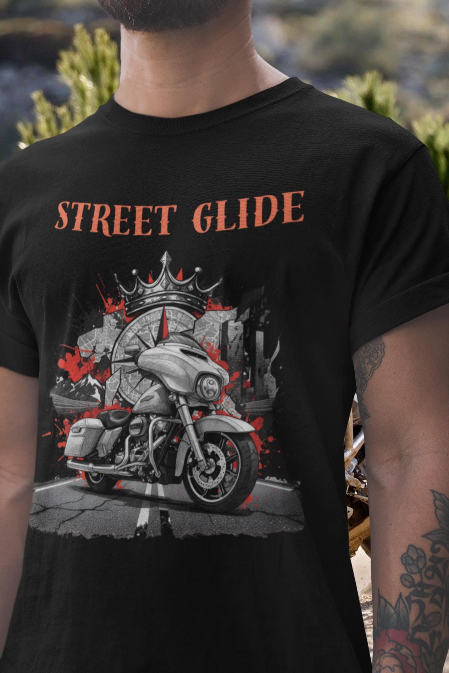 Tri Glide Tee Shirt Moto Harley Davidson Genuine Leeds Harley