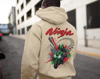 Ninja ZX-6R Hoodie, 636 Supersport Track Motorcycle Biker Gift for
