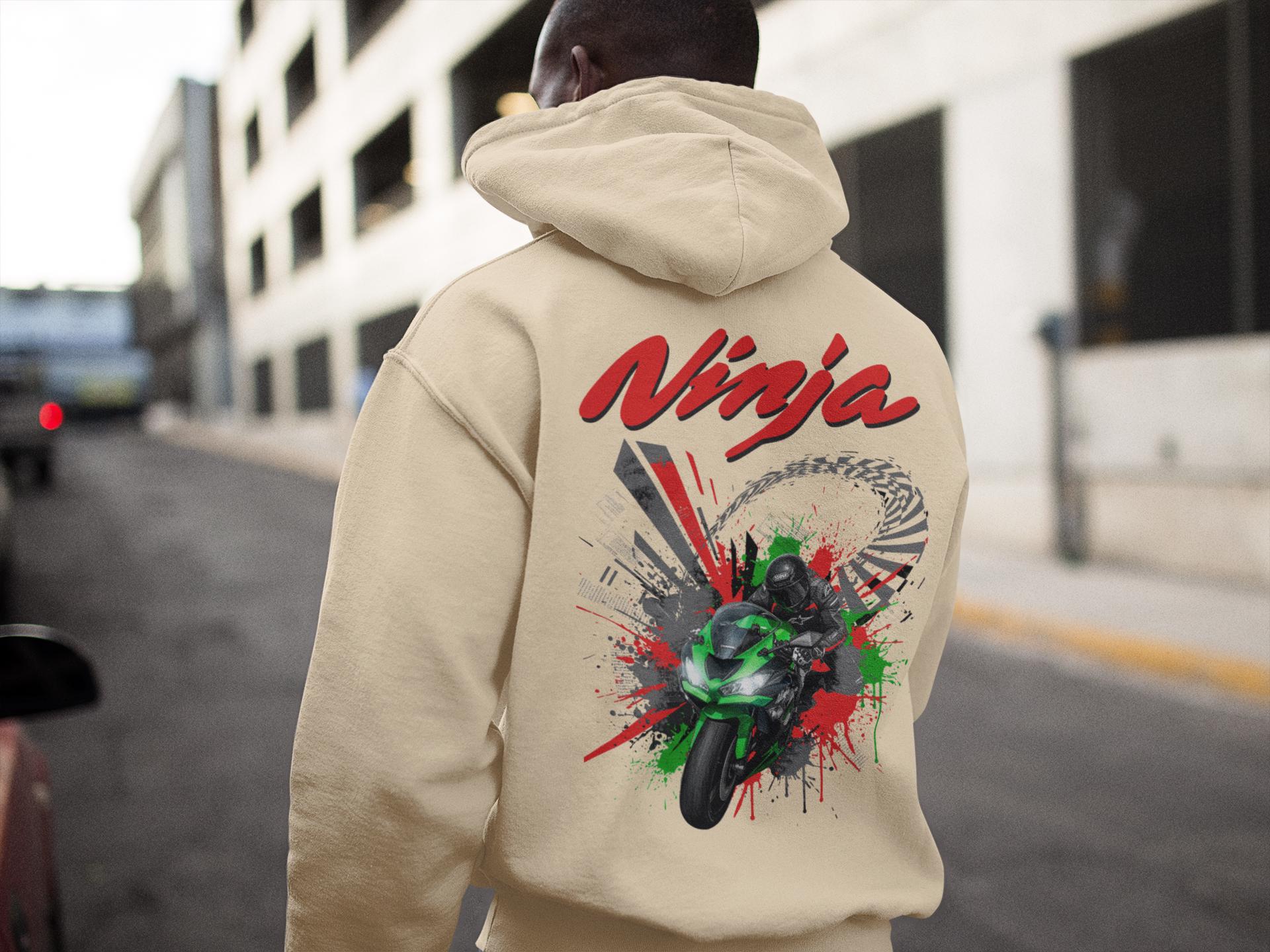 Ninja ZX-6R Hoodie, the Sweet Spot Supersport Gift, 636 Motorcycle