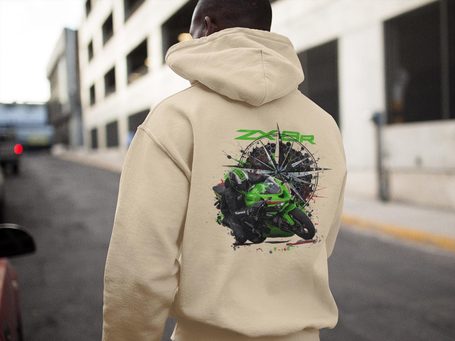 ウェア Worldwide.OF ウェア Worldwide.OF Ninja ZX6R Hoodie, 636 Biker Gift, Supersport
