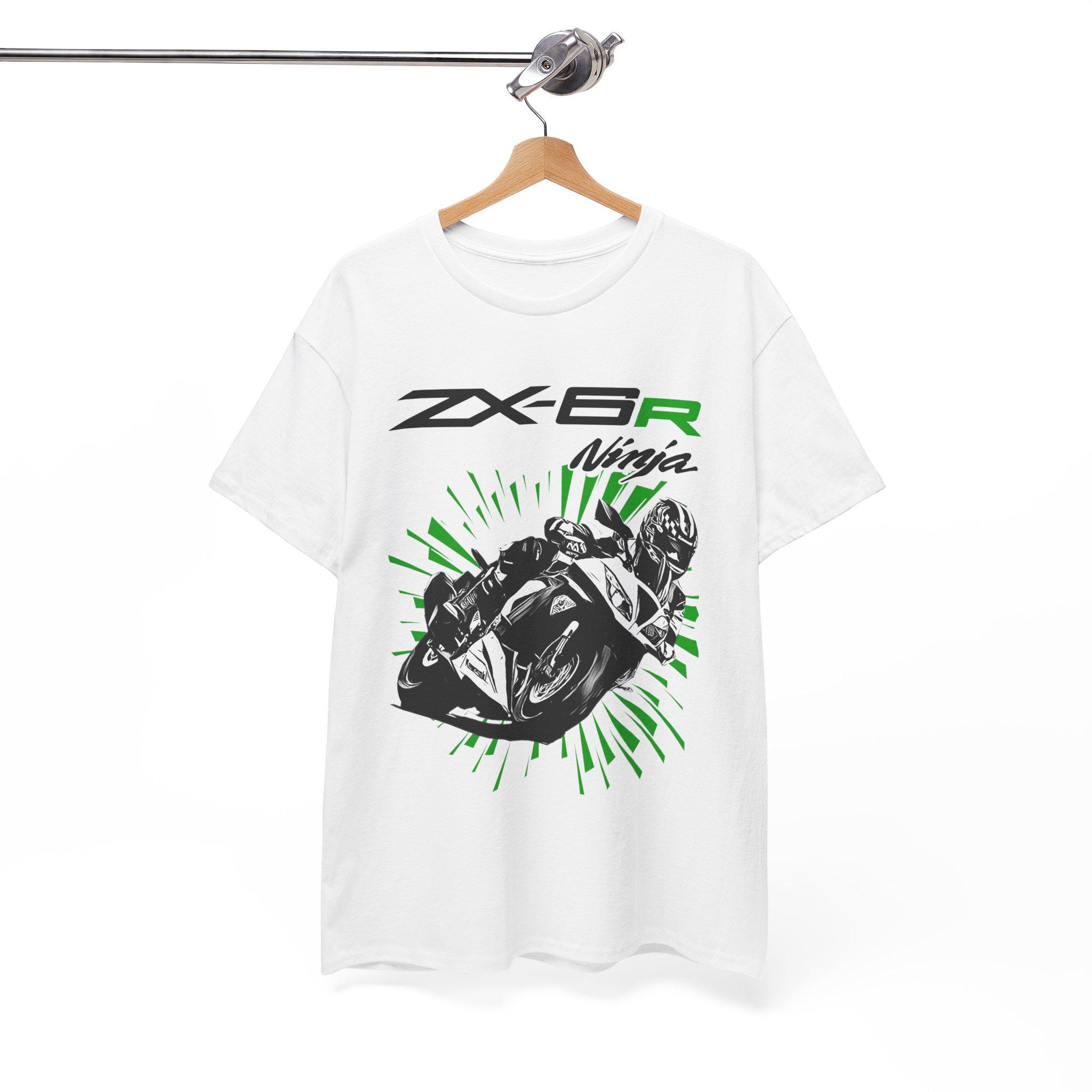 Ninja ZX-6R T Shirt Supersport 636 Screamer Motorcycle Tee Racing