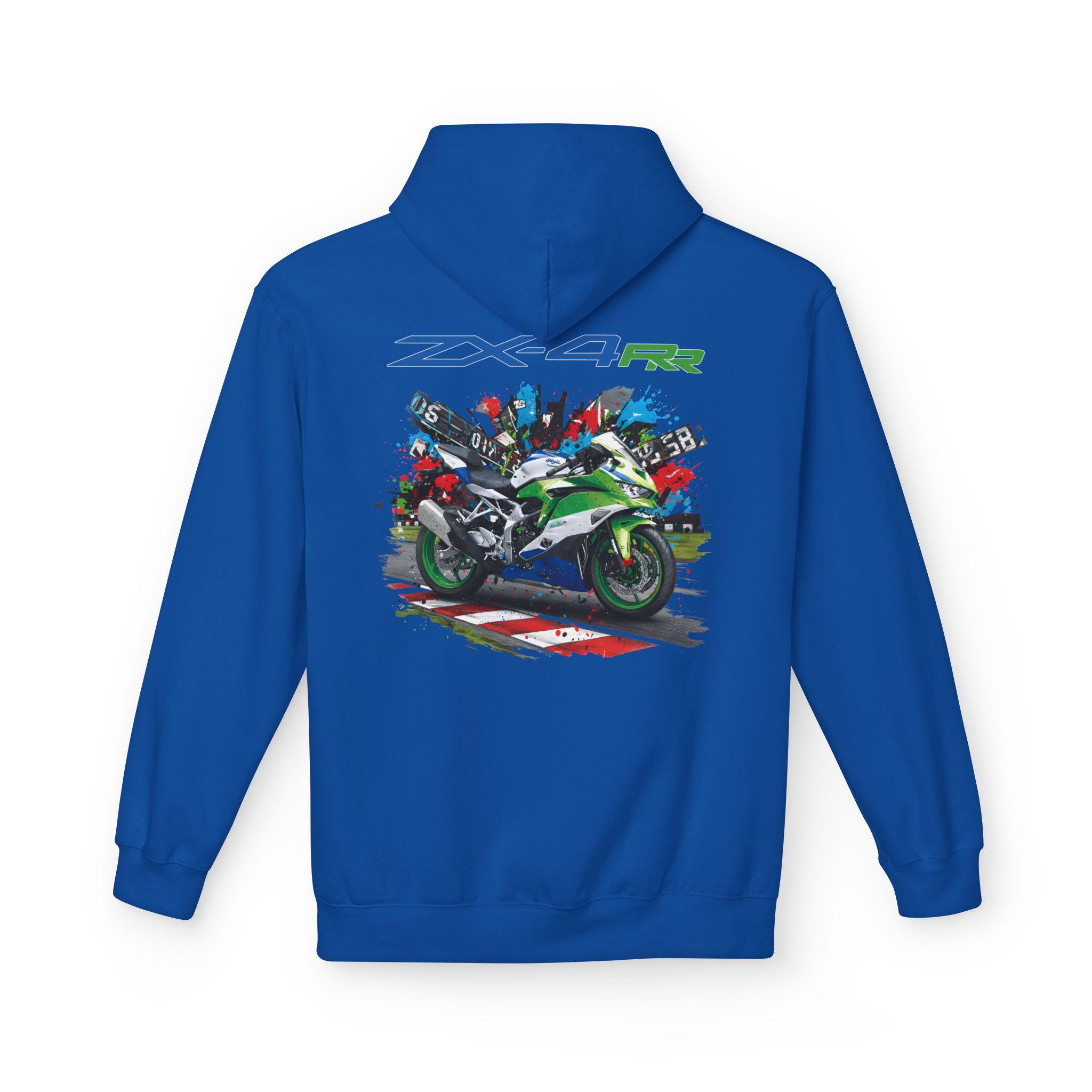 Ninja ZX4RR 40th Anniversary Hoodie, Retro Racing Gift, ZXR Livery