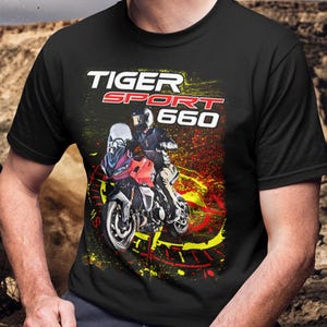 Triumph Tiger Sport 660 T Shirt For The Passionate Lover Motorcycle Tee Rider Fan Top For Triumph Owners All Rounder Gift Moto Tiger