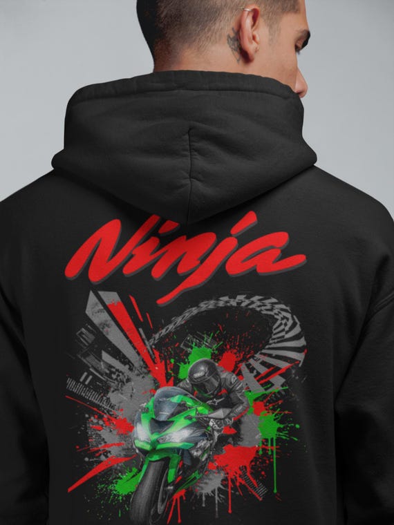 Ninja ZX-6R Hoodie, the Sweet Spot Supersport Gift, 636 Motorcycle