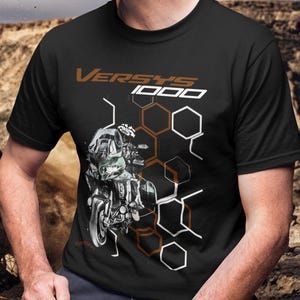Kawasaki Versys 1000 T Shirt The Perfect Adventure Gift For Rider Fan Top For Kawasaki Owners Husband Present Moto Travel Motorcycle