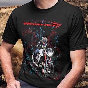 Honda Hornet 750 T Shirt Perfect Biker Gift For Streetfighter Rider Fan Top For Honda Owners Husband Present Apparel Moto Lover Motorcycle