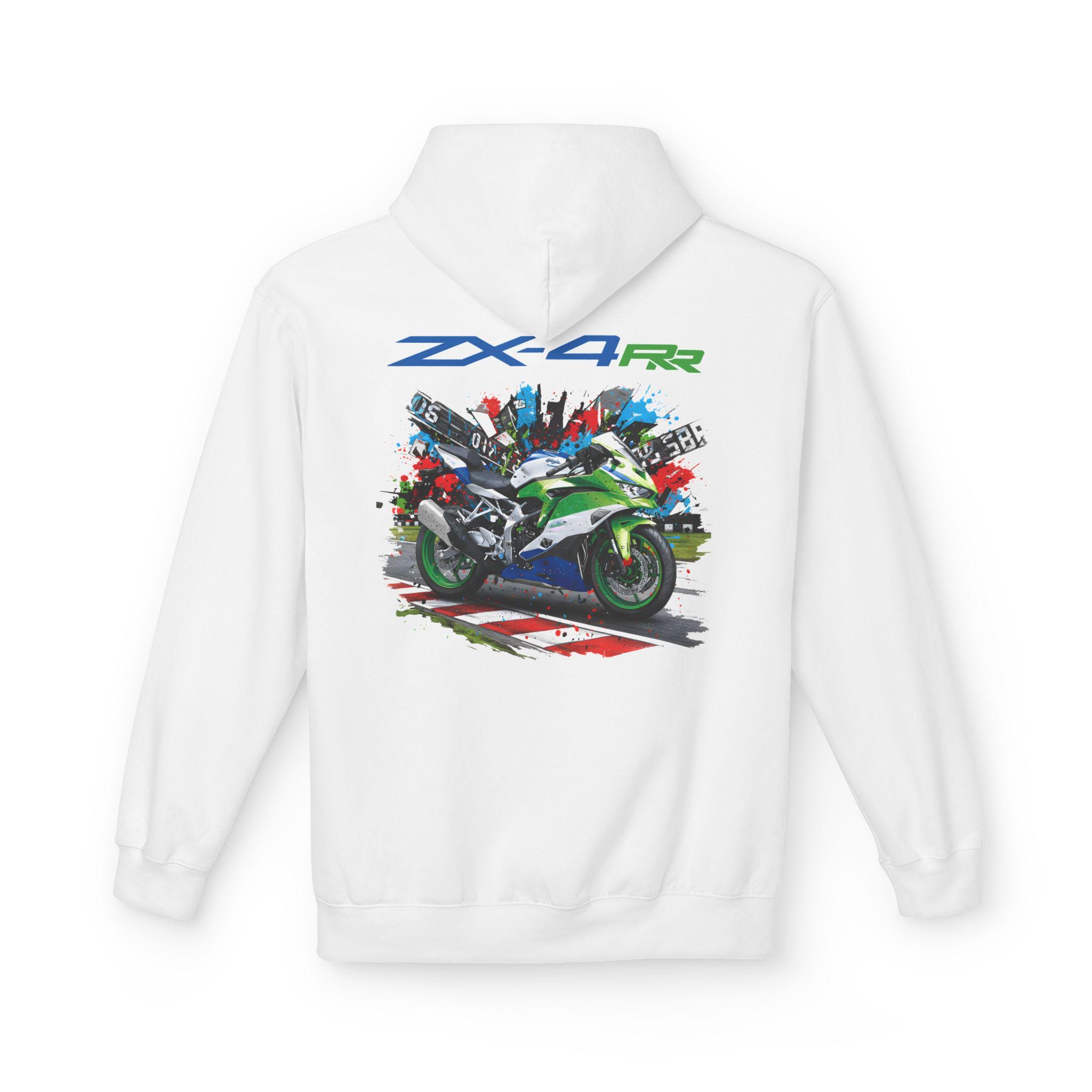 Ninja ZX4RR 40th Anniversary Hoodie, Retro Racing Gift, ZXR Livery
