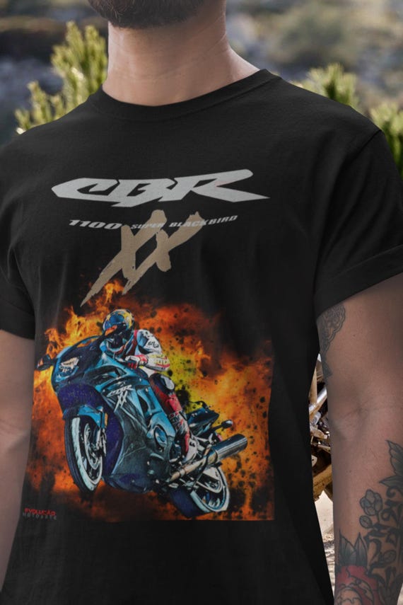 blackbird Tシャツ CBR1100XX T-shirt, Super Blackbird Hypersport Inline-four Speed