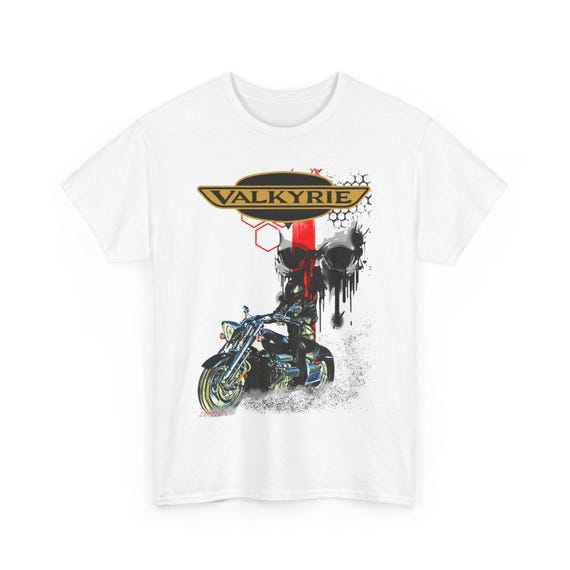 Valkyrie F6C T-shirt, Flat-six Power Cruiser Muscle Bike Biker