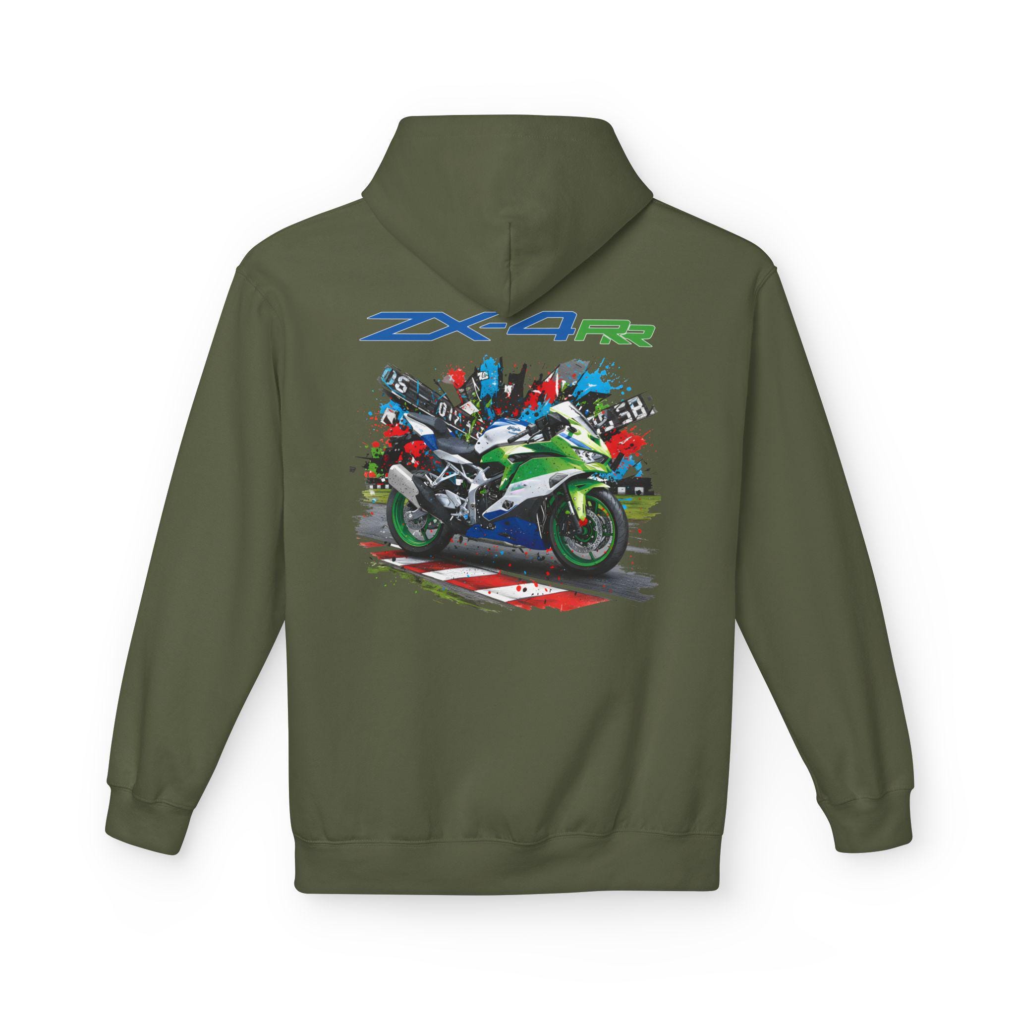 Ninja ZX4RR 40th Anniversary Hoodie, Retro Racing Gift, ZXR Livery