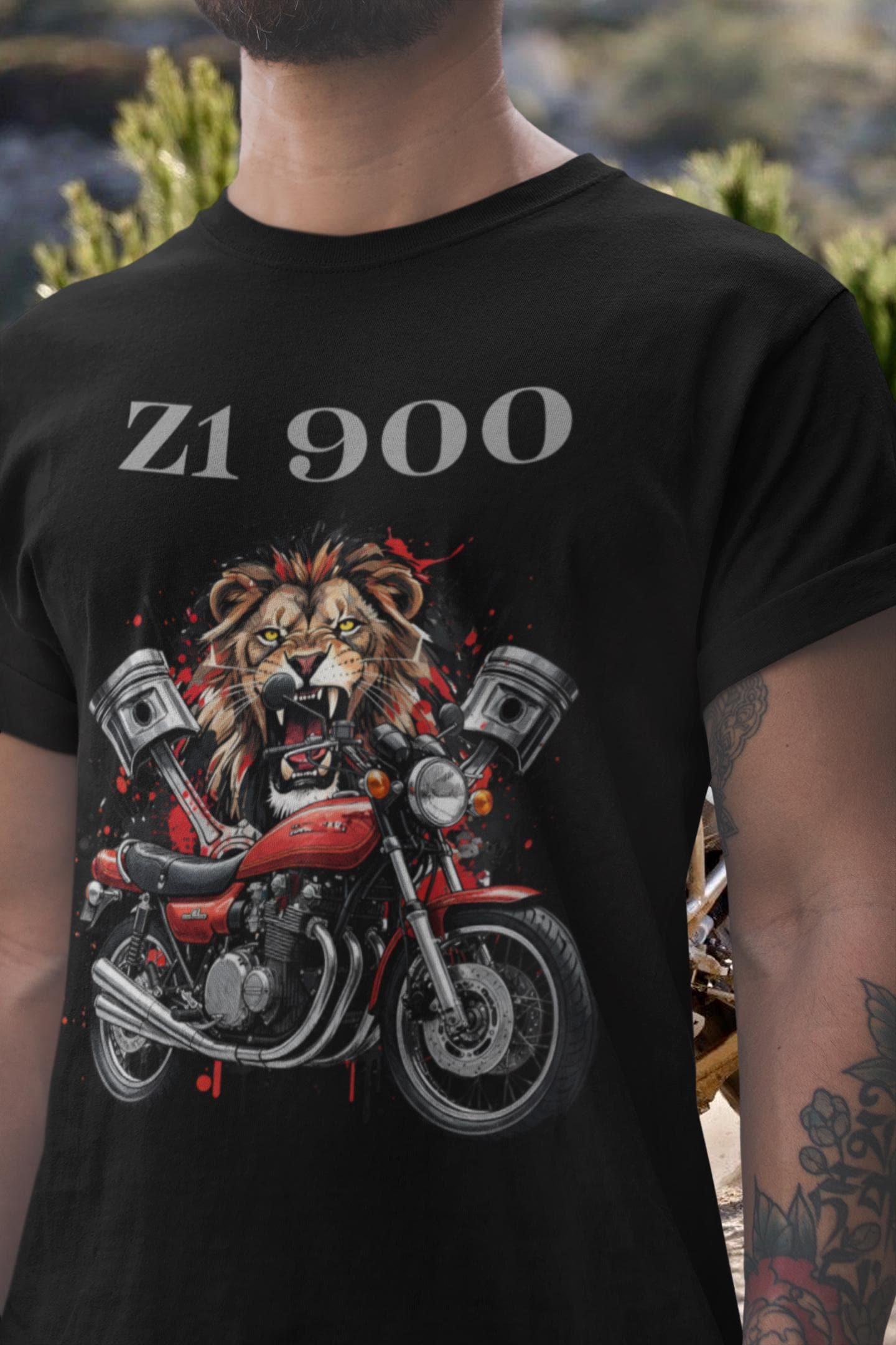Z1 900 T Shirt the Original Superbike King Motorcycle Tee for