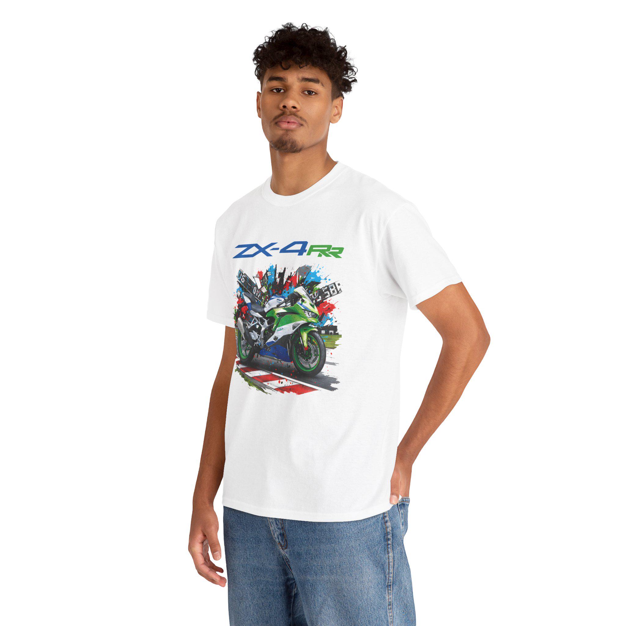 Ninja ZX4RR 40周年記念Tシャツ、ZXR750トリビュートTシャツ、レトロ