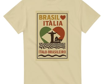Brasil Ama Itália – Ítalo-Brasileiro Vintage Tee