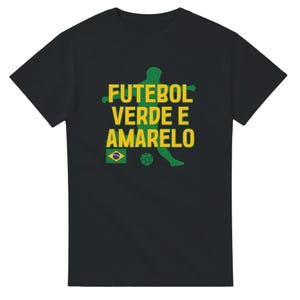 Futebol Verde e Amarelo - T-shirt de football brésilien image 1