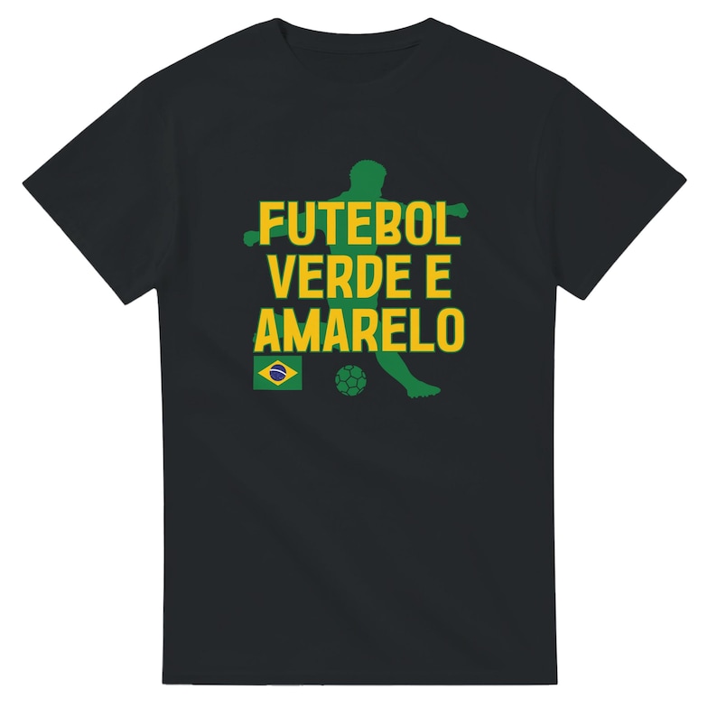 Futebol Verde e Amarelo - T-shirt de football brésilien image 1